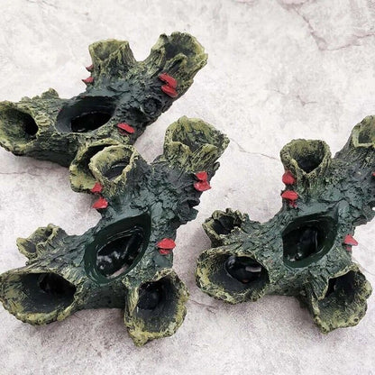 Fish Tank Landscape Ornaments Resin Rockery Aquarium Decorations Pet Hiding Cave