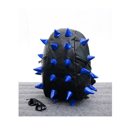 Unisex Hedgehog Spike Travel Backpacks Spiky Punk School Bookbags Shoulder Bags
