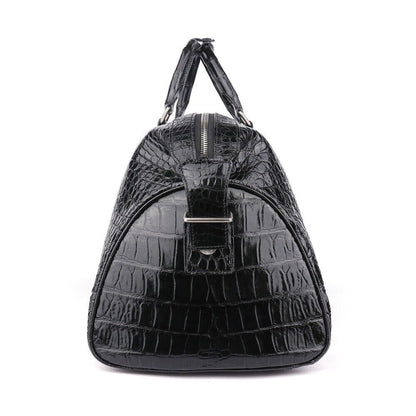 Real Alligator Crocodile Belly Skin Business Briefcase Shoulder Handbag Travel