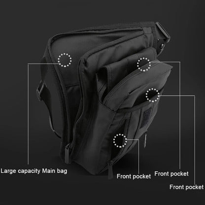 Men Pack Leg Bags Drop Shoulder Bags Travel Tactical Bum Hip Belt Sport Bag