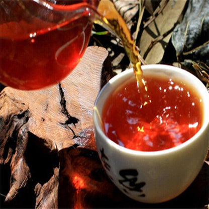 357g Yunnan Puerh Tea Puerh Ripe Tea Cake Aged Golden Needle 12.59oz