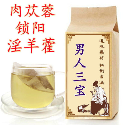 Cistanche slice Cynomorium wild epimedium leaf premium male Chinese Herbal Tea
