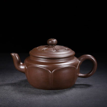 Chinese Yixing Zisha Clay Handmade Exquisite Teapot （凌花 底款：高海庚）