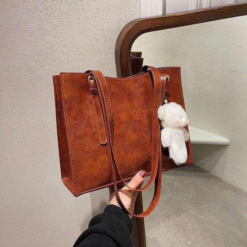 Women's Bag Shoulder Bags PU Leather Shoulder Bags Ladies Wild Bags