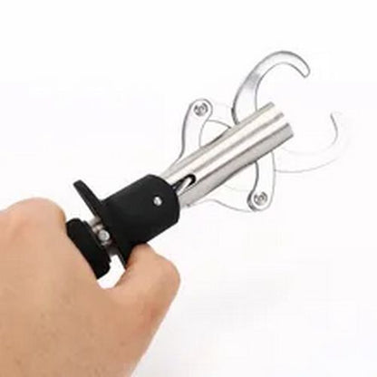 18cm Portable Fishing Gripper Stainless Steel Fish Lip Grip Handle Carp Fishing