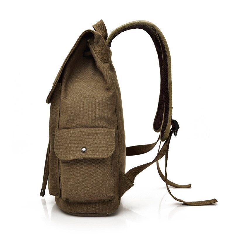 Canvas Men Backpack Shoulder School Rucksack Bag Boys Travel Camping Bags