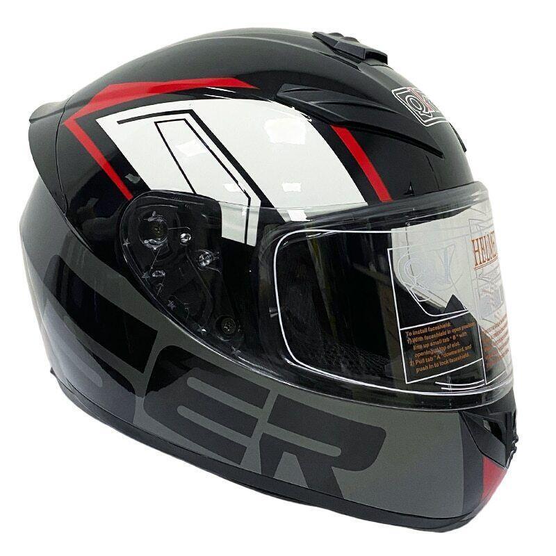 Motorcycle Helmet Visor Lens Shield Sun Visor Fit for Qike 111 Full Face Helmet