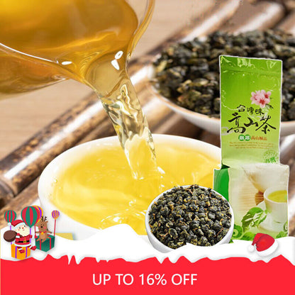 Premium Loose Leaf organic Oolong Tea Taiwan Organically Grown Jin Xuan 250g