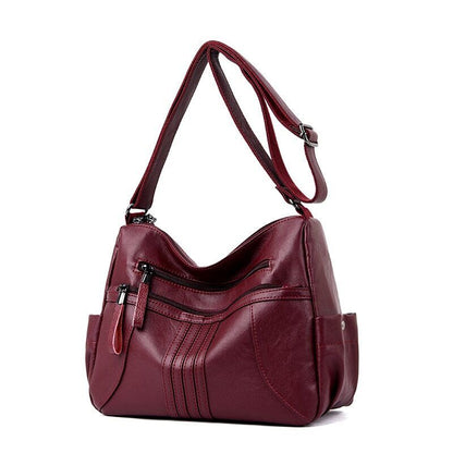 Women Shoulder Bag Soft Leather Large Bag Female Bags Ladies Handbag