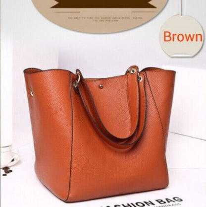 Brown Women Shoulder Bag Leather Bag Female Genuine Handbag Crossbody Bag