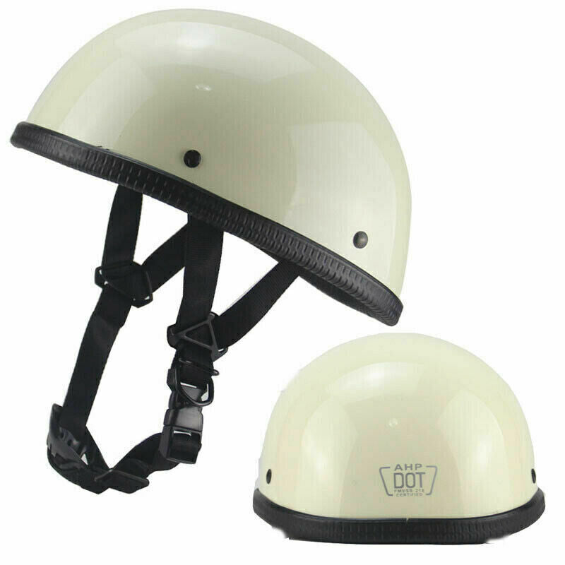 For Men and Women DOT Lightest Motorcycle Helmet Half Helmet Cap Vintage Helmet
