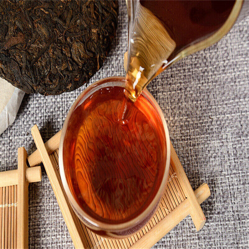 Puer Cooked Puerh 357g China Ripe Pu-erh Tea YunnanMenghai Dayi Classic 7572 Tea