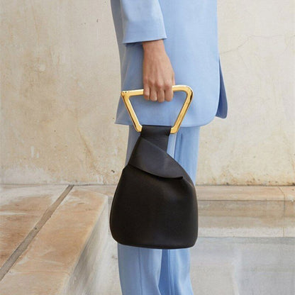 PU Leather Women's Handbag Bucket Bags Ladies Evening Clutch Purses Mini Tote