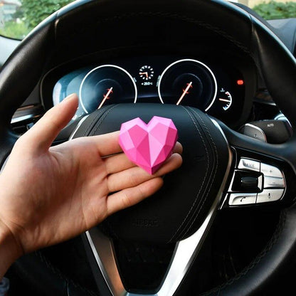 Car Air Freshener Heart Shape Fragrance Auto Air Vent Clip Perfume Diffuser 1pc