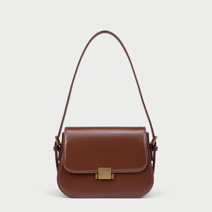 New Messenger Bag Fashion High Sense Niche Single Shoulder Leather Women's Bag