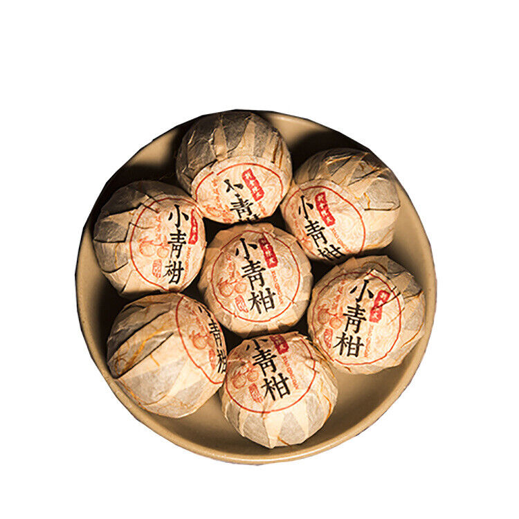500g Pu'er Tea Golden Bud Ripe Tea Leaves Small Citrus Orange Tea
