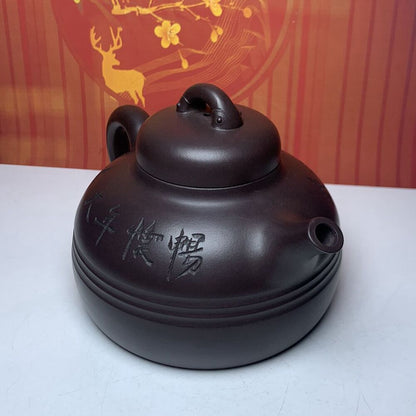 Vintage Chinese Yixing Purple Clay Teapot Zisha Ceremony Teaware Collection Rare