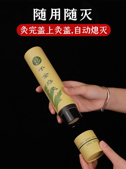 1pc Guasha Moxa Pot Thunder Fire Moxibustion Stick Mugwort Tool Wormwood 艾灸艾条艾草