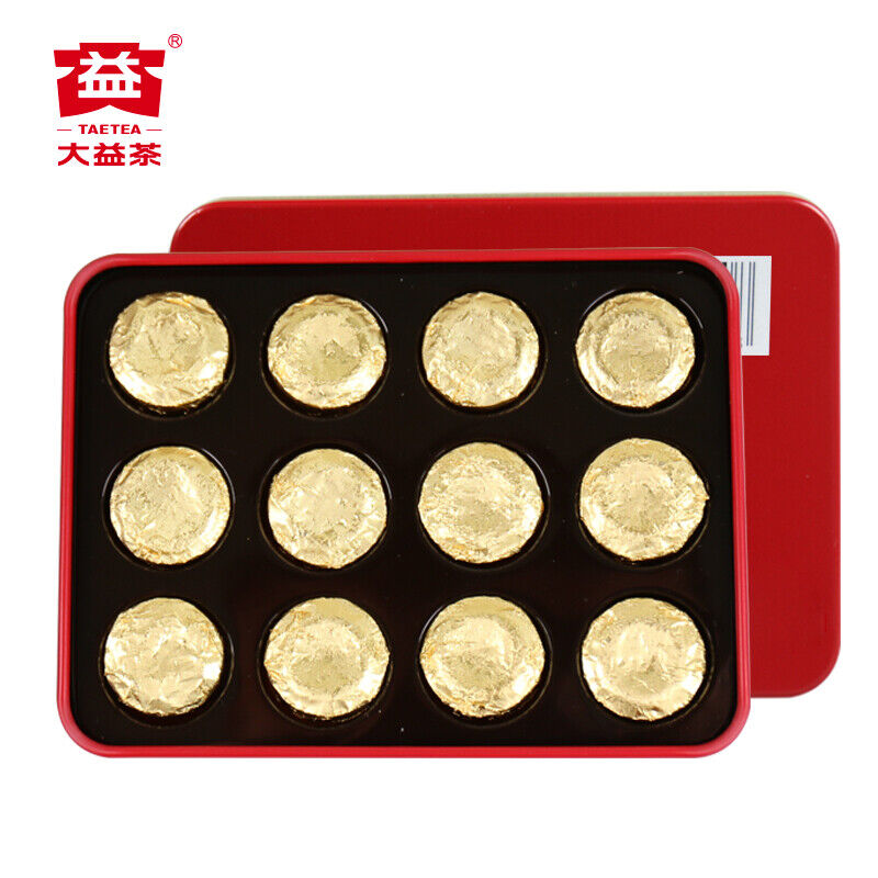 Golden Pu'er Tuo TAETEA Dayi Zheng Pin Xiao Jin Tuo Pu-erh Tea Mini Tuo 36g Ripe