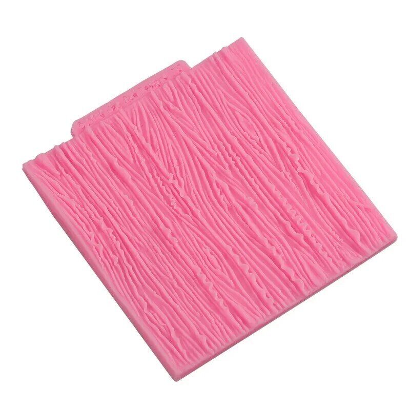 Tree Bark Texture Wood Pattern Silicone Mould Mat Fondant Cake Decoration Mold