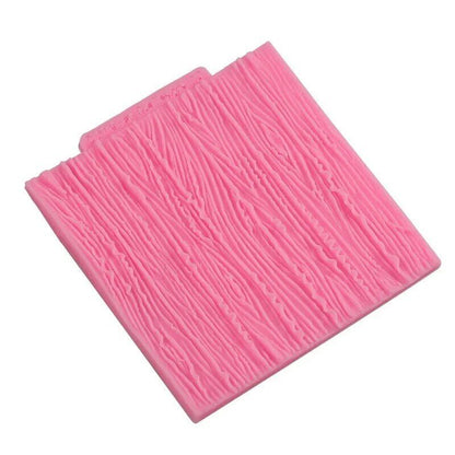 Tree Bark Texture Wood Pattern Silicone Mould Mat Fondant Cake Decoration Mold
