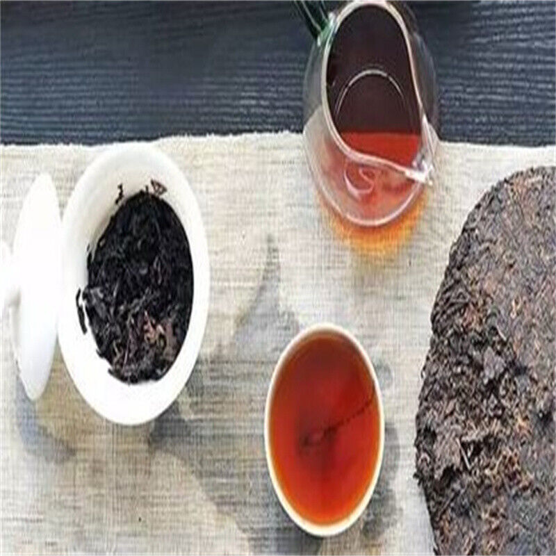 357g Lao Tong Zhi Haiwan Old Comrade Ripe Puerh 15 Anniversary Chen Xiang Puerh