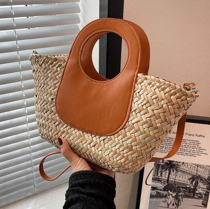Summer Straw Weave Handbags Women Shoulder Bag Beach Crossbody Bags