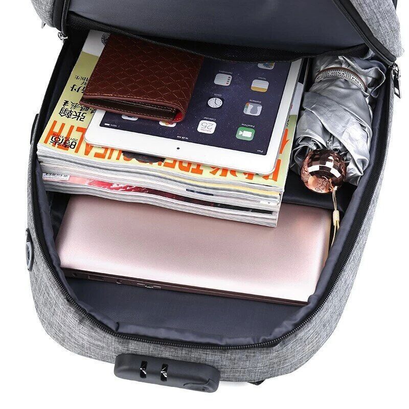 Business Laptop Backpack Bag Laptop 15.6 Inch Charging Schoolbag Oxford Cloth