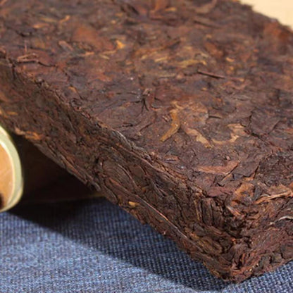 Yunnan Boiled Pu-erh Tea Brick Pu'er Black Tea 250g Menghai Maker -