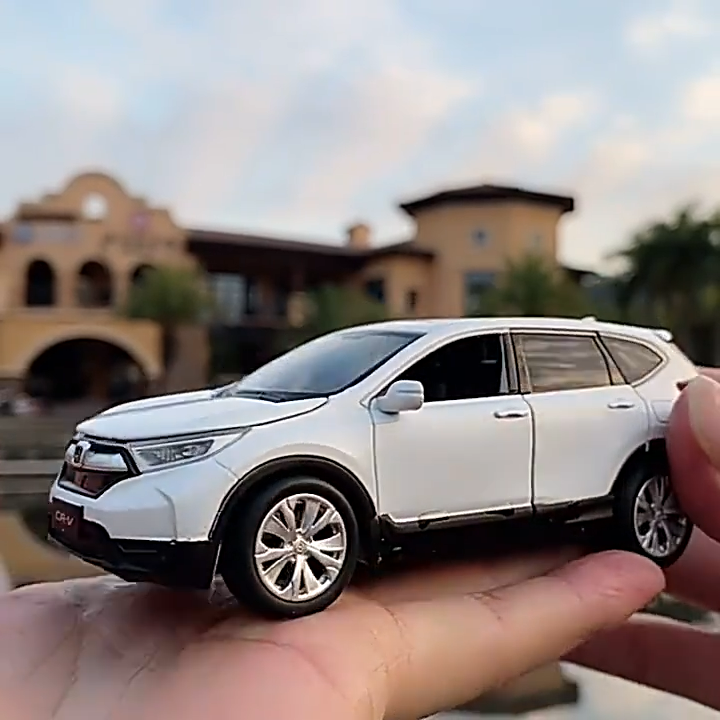 1:32 Honda CRV SUV Druckguss Modell Auto Sound & Licht zurückziehen Kinder Spielzeug Geschenk Kinder-