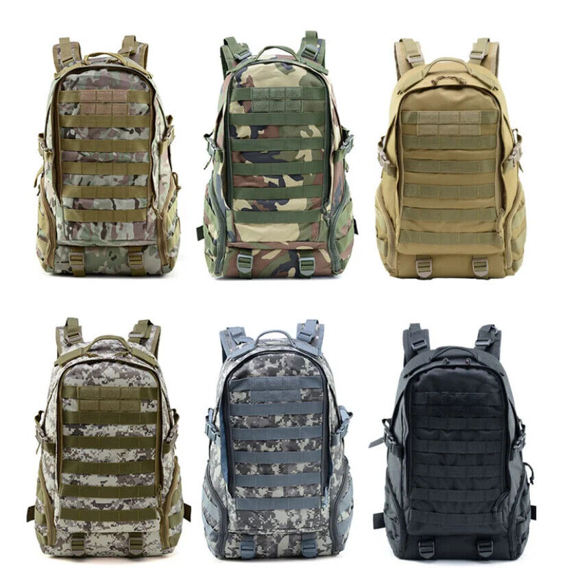 Army Tactical Backpack Pack Molle Bag Men's Outdoor Camping Hunting Rucksack
