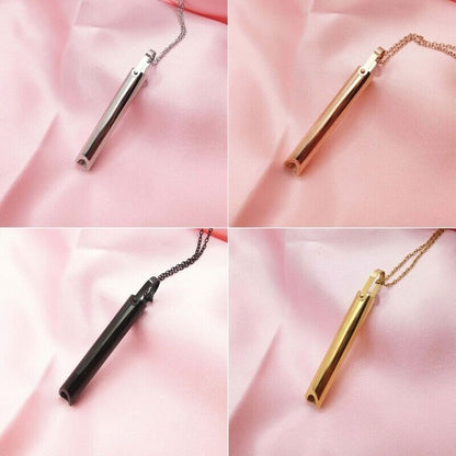 2023 Titanium Steel Necklace Jewelry Gift Pressure Anxiety Necklace Shift Breath