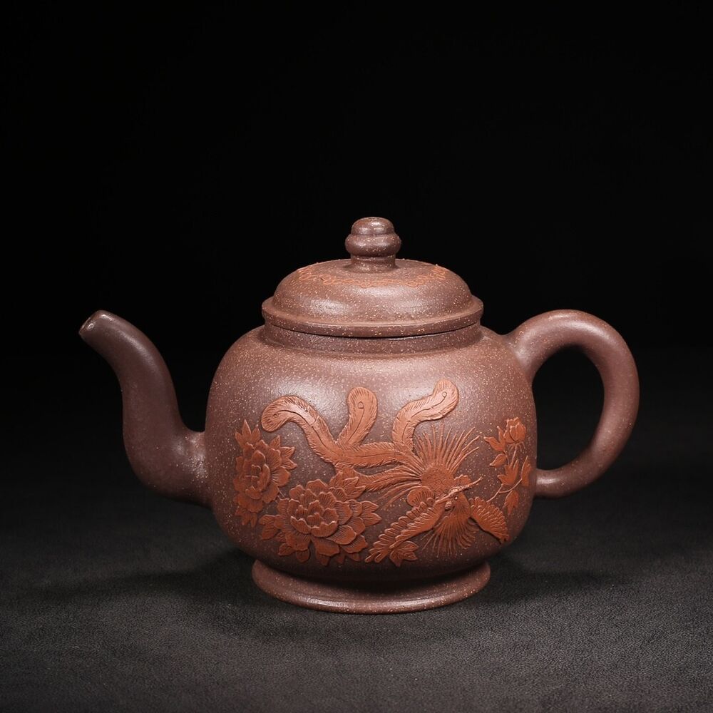 Chinese Yixing Zisha Clay Handmade Exquisite Teapot （国色天香 底款：杨季初）