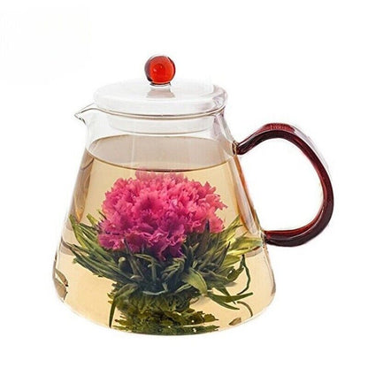 Wan zi qian hong Blooming Tea Silver Needle Marigold Jasmine Globe 20pcs