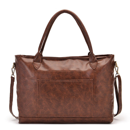 Women's Soft eather Tote, Large Capacity Travel Handbags Sling Shoulder Bags