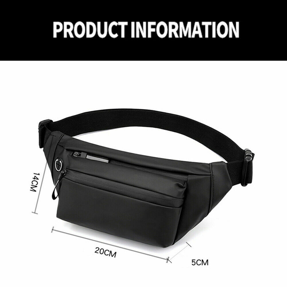 Men Belt Bag Chest Pack Male Waist Bag Sports Pack Men's Travel Shoulder Bags