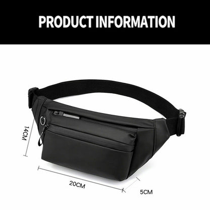 Men Belt Bag Chest Pack Male Waist Bag Sports Pack Men's Travel Shoulder Bags