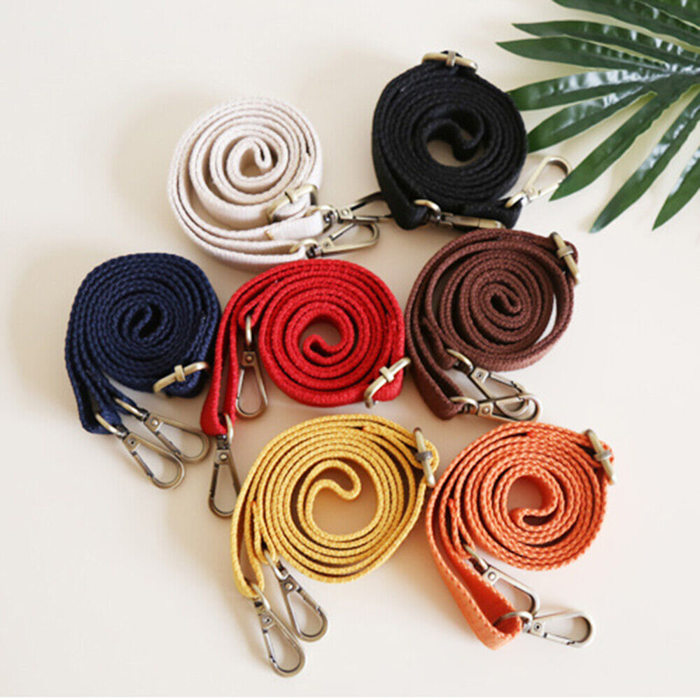 Canvas Adjustable Strap Removable Replacement Shoulder Bag Candy Color Strap