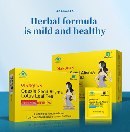 Cassia Seed Alisma Lotus Leaf Tea Bags Health Function 36g
