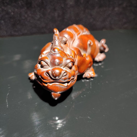 vintage carved wooden decor wood carving decorative sculpture dragon statue rare