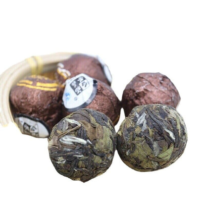 500g 2017 Top-Grade Fuding White Tea Spherical Peony White Tea Pressed Craft Tea