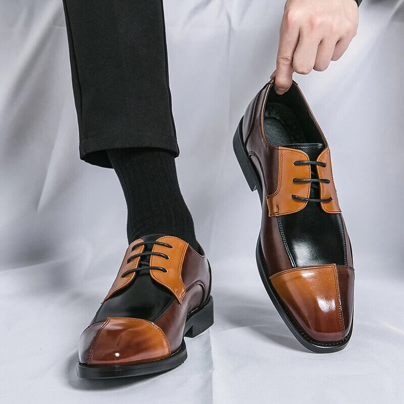 Men's Oxford Shoes Groom Wedding Shoes Men's Shoes Formal Men's Prom Shoe