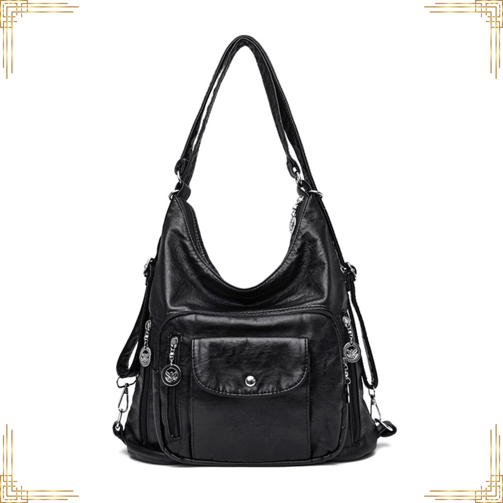 Women LUXURY Leather Handbag Vintage Crossbody Shoulder Bag Female Casual Tote