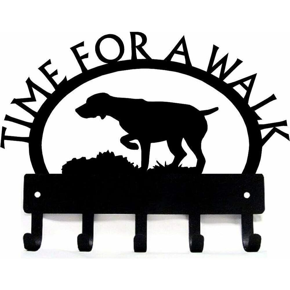 Wall Mounted Hook Up Pendant Wall StickersTime for A Walk Key Rack Wall Art