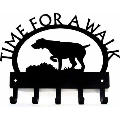 Wall Mounted Hook Up Pendant Wall StickersTime for A Walk Key Rack Wall Art