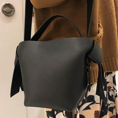 Women Shoulder Bags Handbags Tote Pu Leather Crossbody Bag Casual Buckets