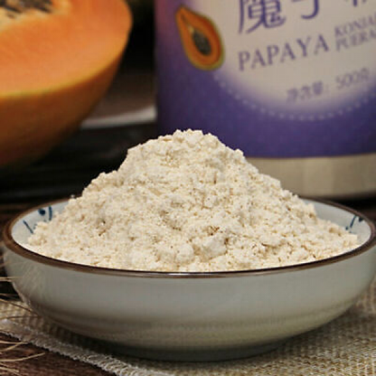 Pueraria Papaya Konjac Powder 500g 葛根木瓜魔芋粉 初加工天然农家产品 营养代餐粉 500克/罐