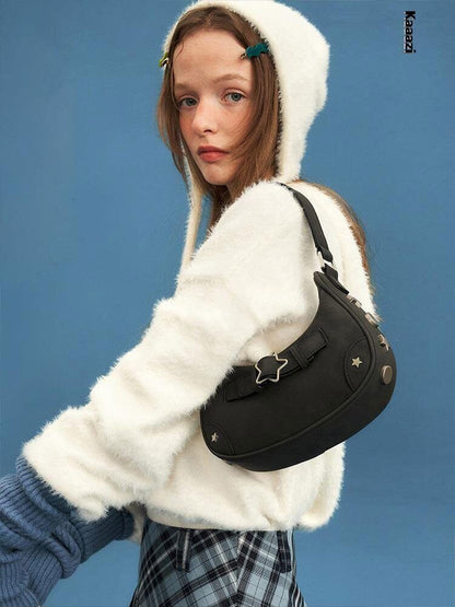 Denim Underarm Shoulder Bag Women Canvas Tote Bags Purses Ladies Handbags