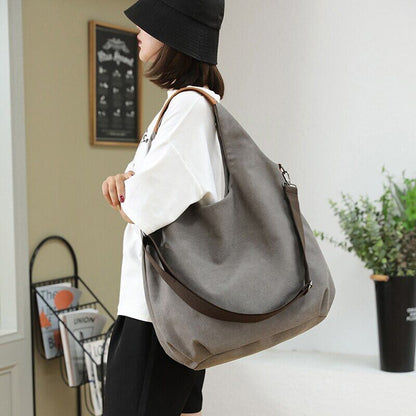 Women Shoulder Bag Canvas Totes Travel Crossbody Bag Shopper Handbags Purses