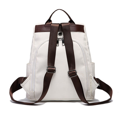Soft Leather Women's Backpack Shoulder School Bag Retro Travel Bags